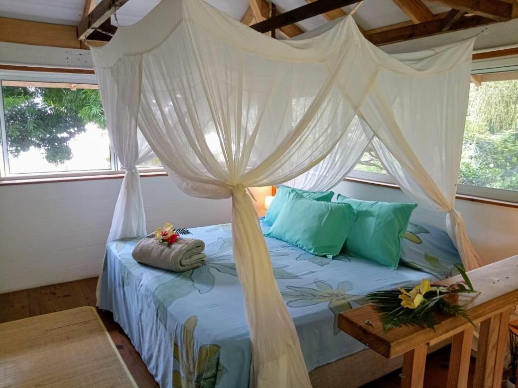 Huahine Manta Lodge Avec 4X4 Optionnel Haapu Luaran gambar